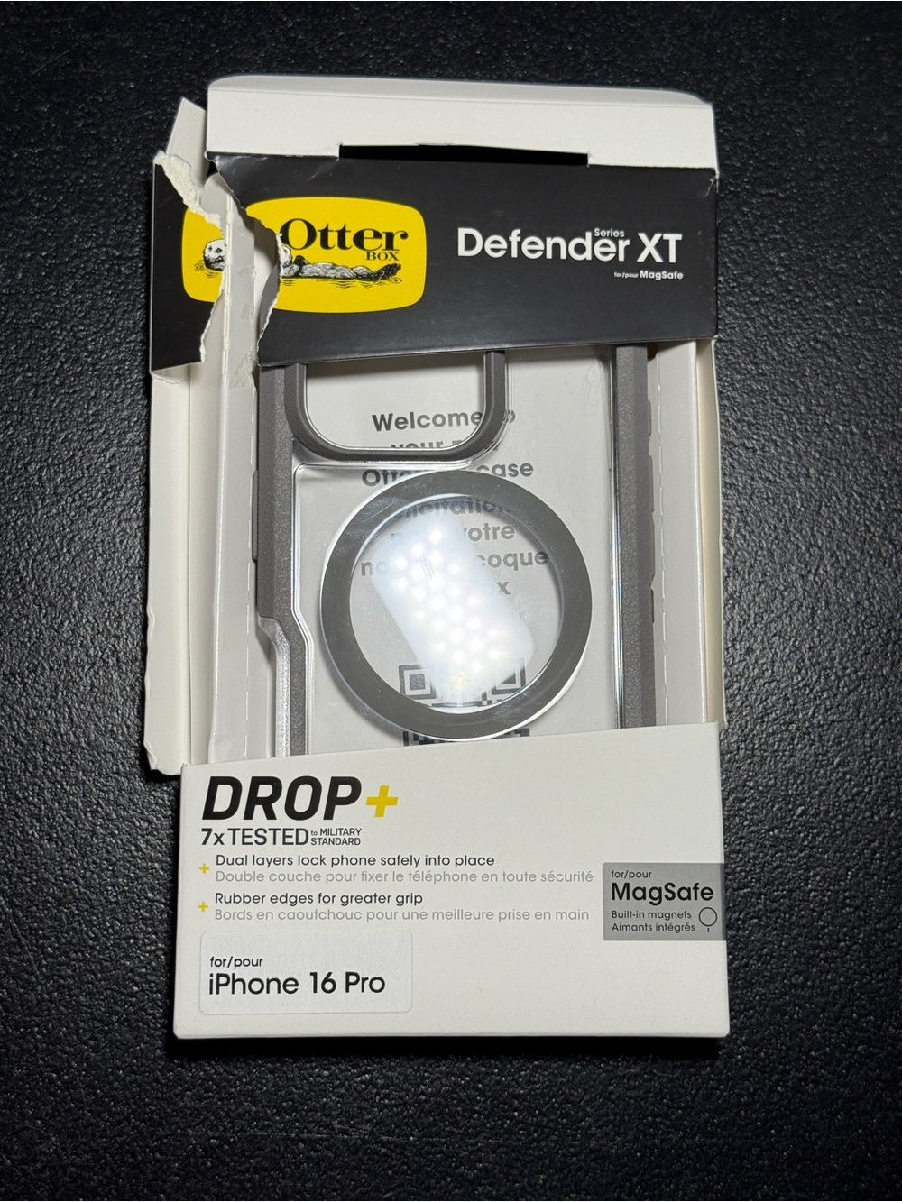 OtterBox Defender XT MagSafe Case for iPhone 16 Pro - Gray